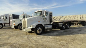 JR Transport Inc. A Chicago trucking company, the fleet of trucks, truck 3