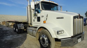 JR Transport Inc. A Chicago trucking company, the fleet of trucks, truck 8