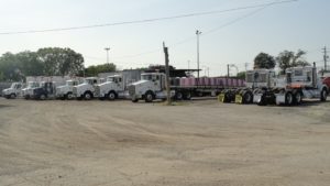 JR Transport Inc. A Chicago trucking company, the fleet of trucks