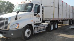 JR Transport Inc. A Chicago trucking company, the fleet of trucks, truck 4